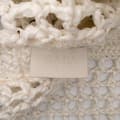 Pikkukuva 6 / 10: Pre-owned Prada Raffia Effect Crochet Logo Embroidered Tote White