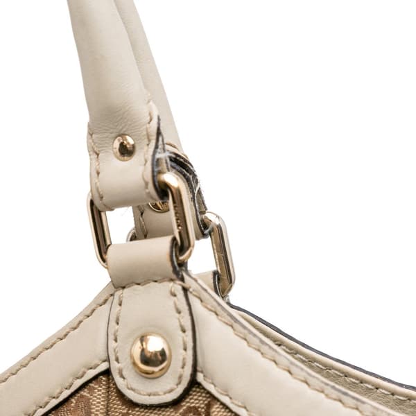Pre-owned Gucci Large GG Canvas Sukey Tote Brown
