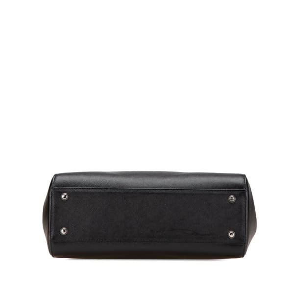 Pre-owned Burberry Leather Tote Black