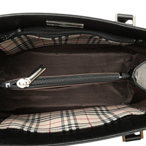 Pre-owned Burberry Leather Tote Black