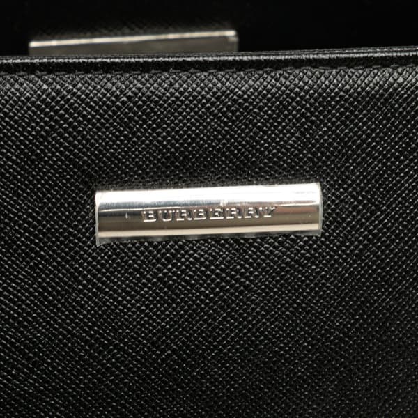 Pre-owned Burberry Leather Tote Black