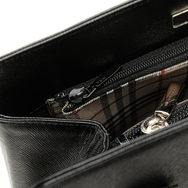 Pre-owned Burberry Leather Tote Black