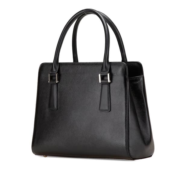 Pre-owned Burberry Leather Tote Black