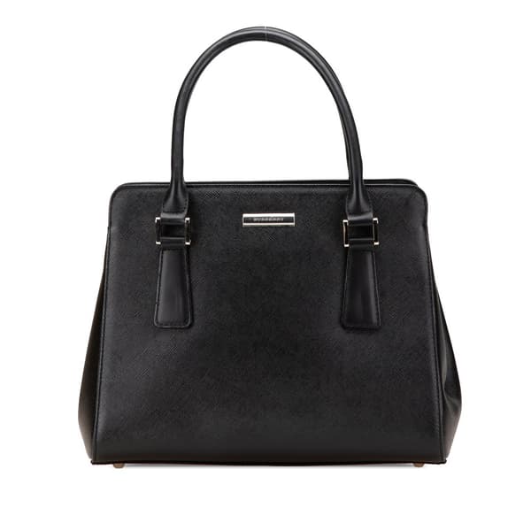 Pre-owned Burberry Leather Tote Black