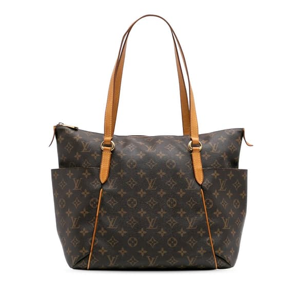 Pre-owned Louis Vuitton Monogram Totally MM Brown