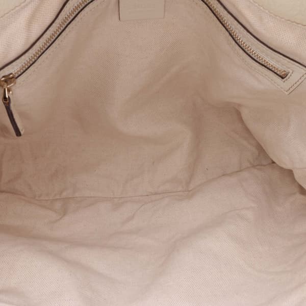Pre-owned Gucci Medium GG Canvas Bella Tote Brown