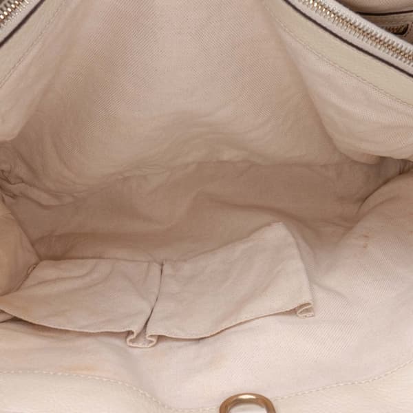 Pre-owned Gucci Medium GG Canvas Bella Tote Brown