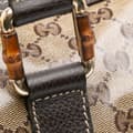 Miniatyrbilde 6 av 8: Pre-owned Gucci GG Crystal Abbey D Ring Tote Brown