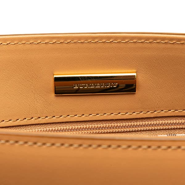 Pre-owned Burberry Leather Tote Brown