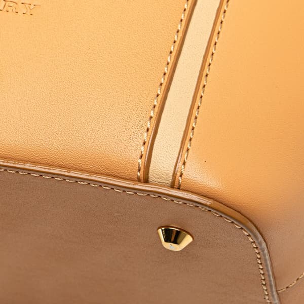 Pre-owned Burberry Leather Tote Brown