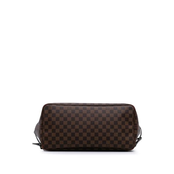 Pre-owned Louis Vuitton Damier Ebene Neverfull GM Brown