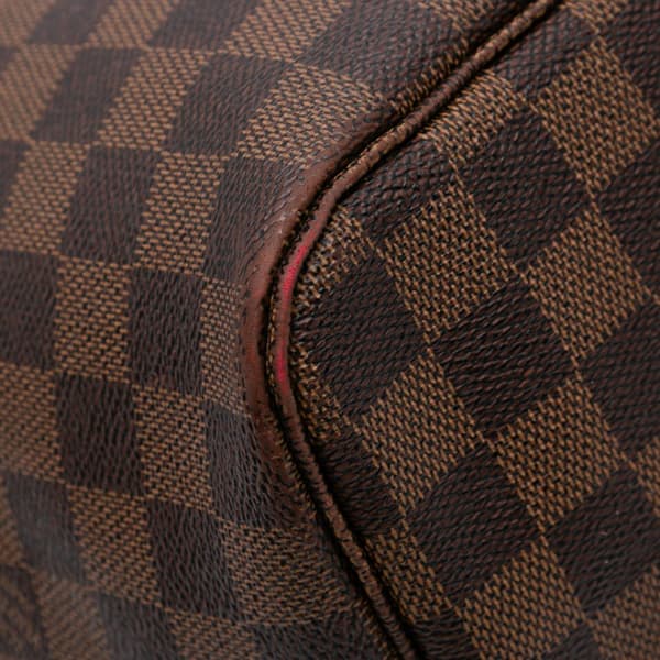 Pre-owned Louis Vuitton Damier Ebene Neverfull GM Brown