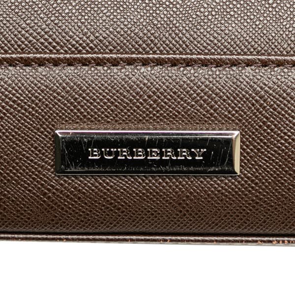 Pre-owned Burberry Leather Tote Brown