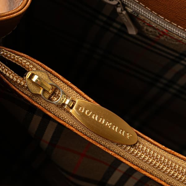 Pre-owned Burberry Leather Tote Brown