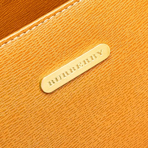 Pre-owned Burberry Leather Tote Brown