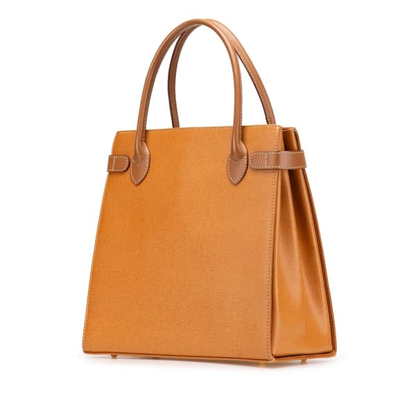 Pre-owned Burberry Leather Tote Brown
