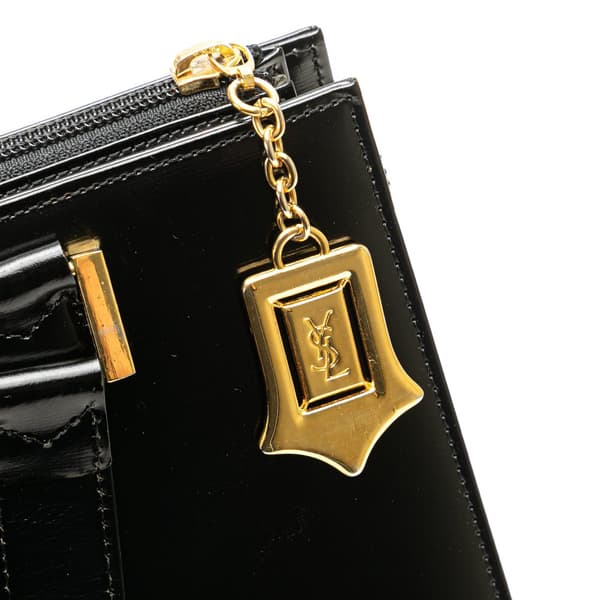 Pre-owned Yves Saint Laurent Leather Tote Black