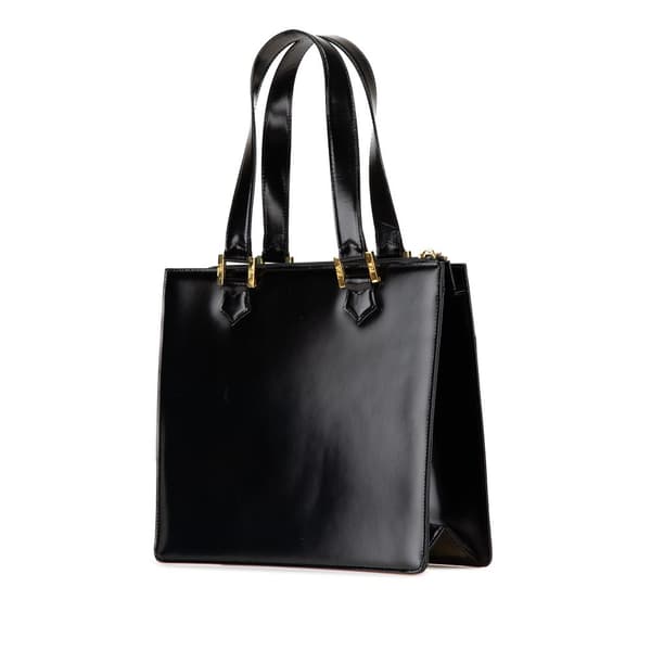 Pre-owned Yves Saint Laurent Leather Tote Black
