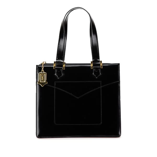 Pre-owned Yves Saint Laurent Leather Tote Black