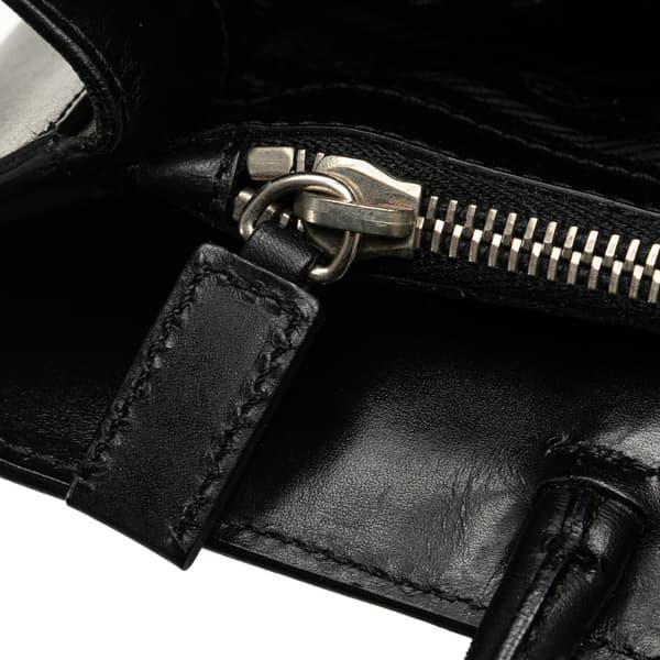 Pre-owned Prada Spazzolato Tote Black