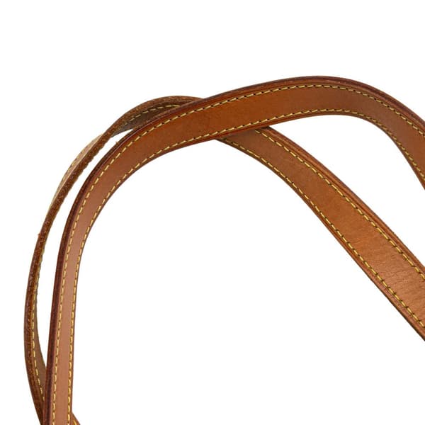 Pre-owned Louis Vuitton Monogram Cabas Mezzo Brown