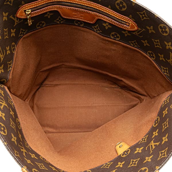 Pre-owned Louis Vuitton Monogram Sac Shopping Brown