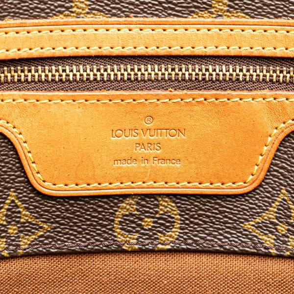 Pre-owned Louis Vuitton Monogram Sac Shopping Brown