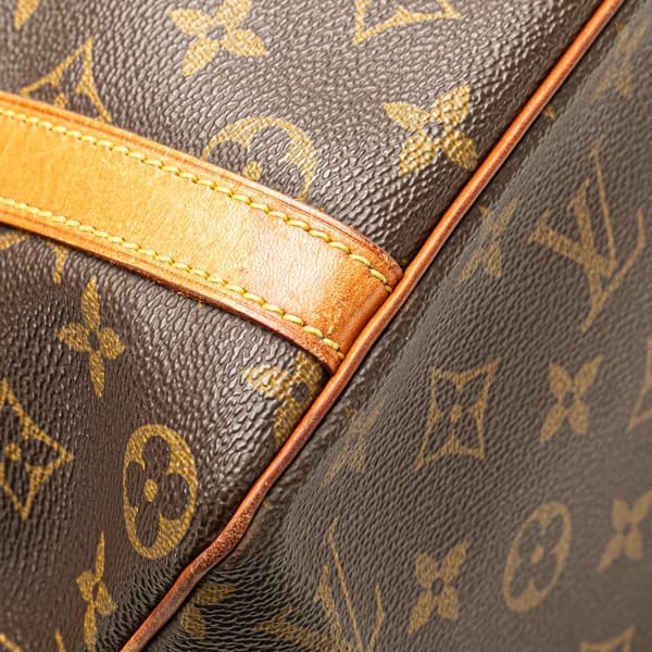 Pre-owned Louis Vuitton Monogram Sac Shopping Brown