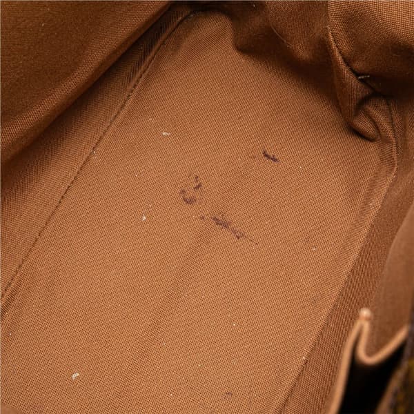 Pre-owned Louis Vuitton Monogram Sac Shopping Brown