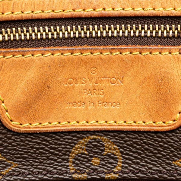 Pre-owned Louis Vuitton Monogram Sac Shopping Brown