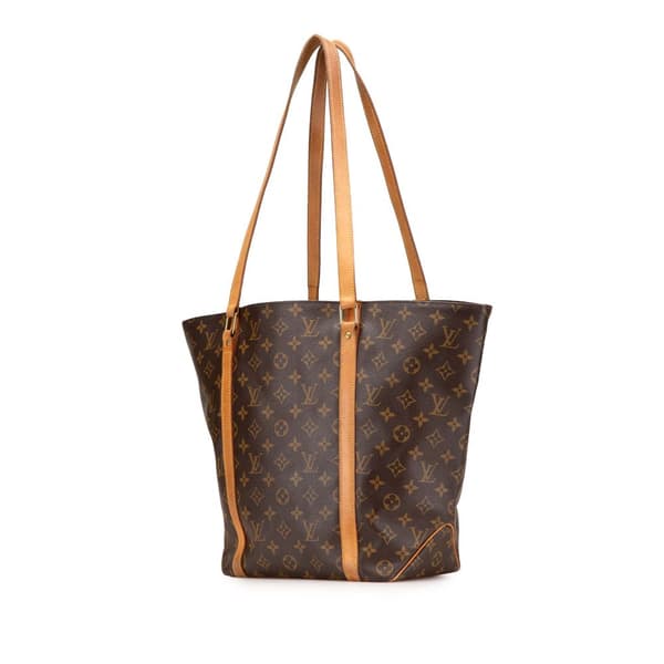 Pre-owned Louis Vuitton Monogram Sac Shopping Brown