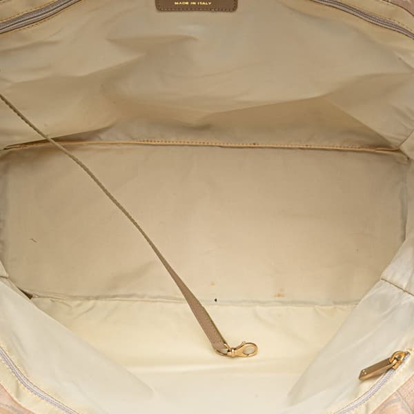 Pre-owned Chanel New Travel Line Nylon Tote Brown