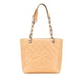 Miniatyrbild 1 av 10: Pre-owned Chanel Caviar Petite Shopping Tote Brown