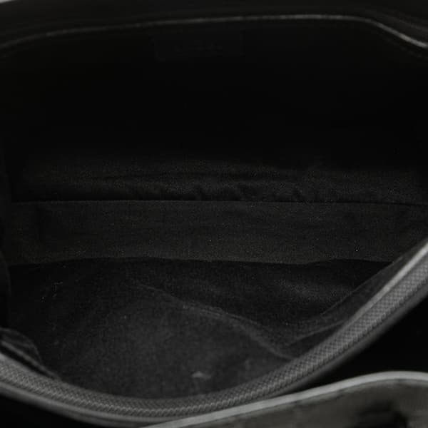 Pre-owned Gucci GG Canvas Bamboo Tote Black