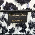 Pikkukuva 5 / 10: Pre-owned Dior Mizza Medium Embroidered Canvas Leopard Book Tote Blue