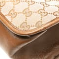 Miniatyrbild 8 av 8: Pre-owned Gucci Medium GG Canvas Horsebit 1955 Tote Brown