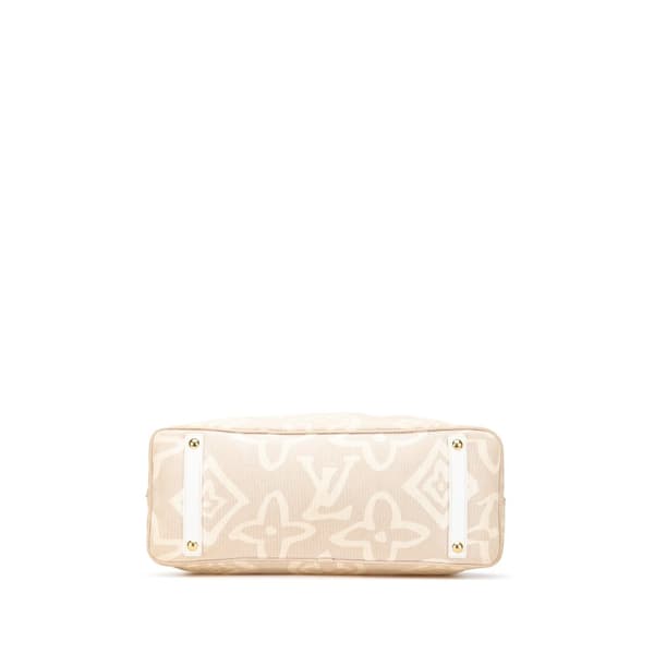 Pre-owned Louis Vuitton Monogram Tahitienne Cabas GM Brown