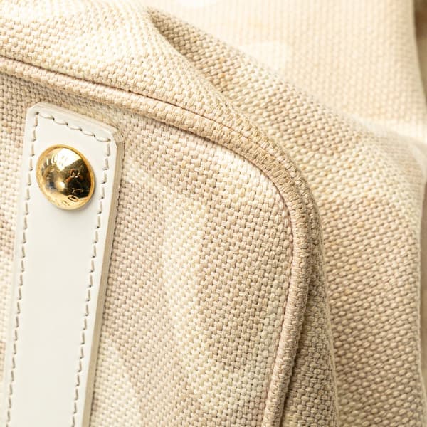 Pre-owned Louis Vuitton Monogram Tahitienne Cabas GM Brown