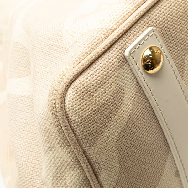 Pre-owned Louis Vuitton Monogram Tahitienne Cabas GM Brown