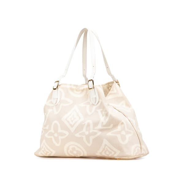 Pre-owned Louis Vuitton Monogram Tahitienne Cabas GM Brown