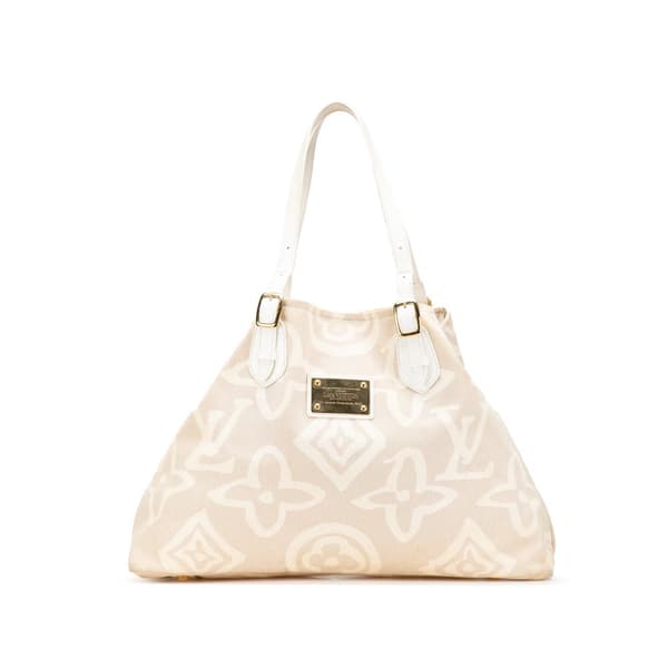 Pre-owned Louis Vuitton Monogram Tahitienne Cabas GM Brown