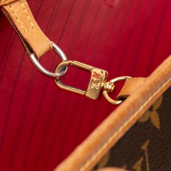 Pre-owned Louis Vuitton Monogram V Neverfull MM Brown