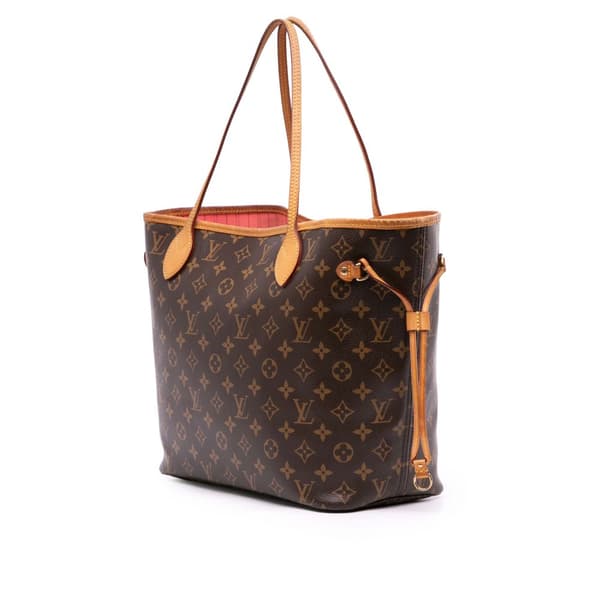 Pre-owned Louis Vuitton Monogram V Neverfull MM Brown