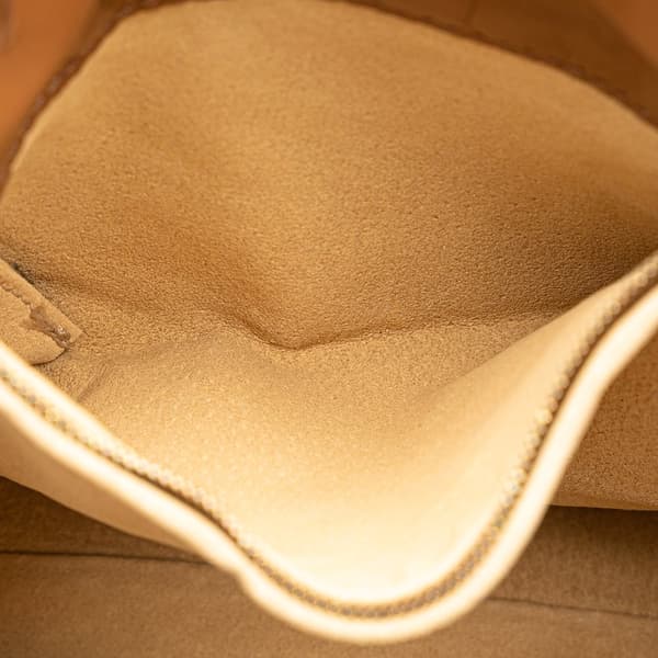 Pre-owned Bottega Veneta Mini Nappa Intrecciato Shopper Tote Brown