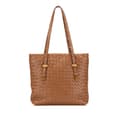 Pikkukuva 1 / 10: Pre-owned Bottega Veneta Mini Nappa Intrecciato Shopper Tote Brown