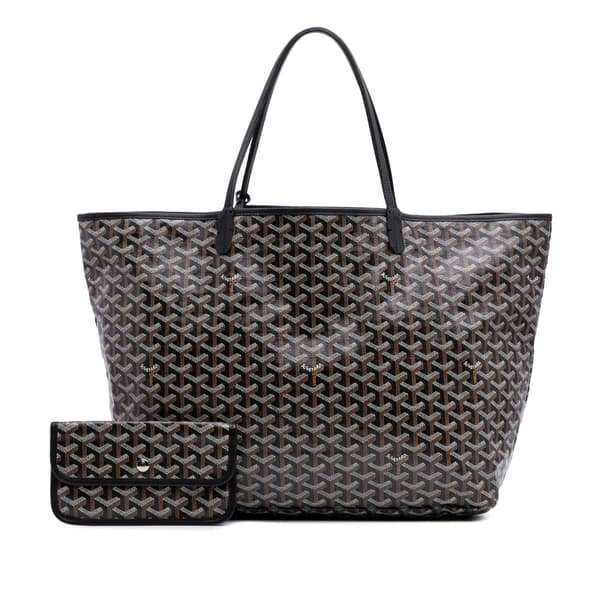 Pre-owned Goyard Goyardine Saint Louis GM Black