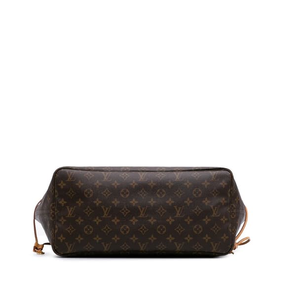 Pre-owned Louis Vuitton Monogram Neverfull GM Brown