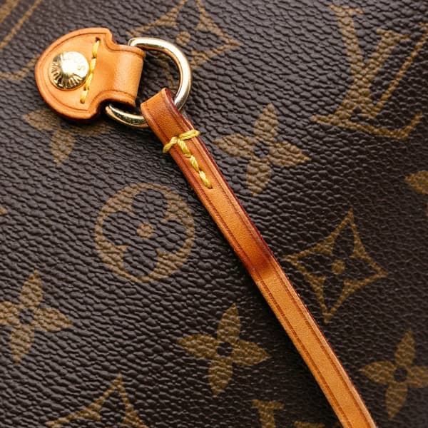 Pre-owned Louis Vuitton Monogram Neverfull GM Brown