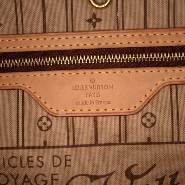 Pre-owned Louis Vuitton Monogram Neverfull GM Brown