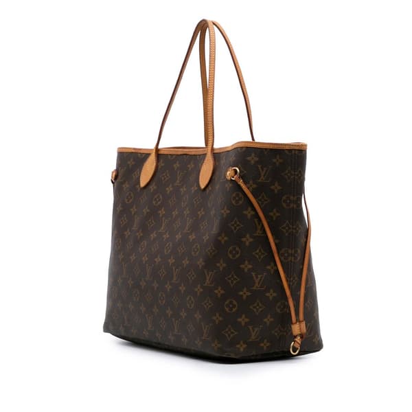 Pre-owned Louis Vuitton Monogram Neverfull GM Brown